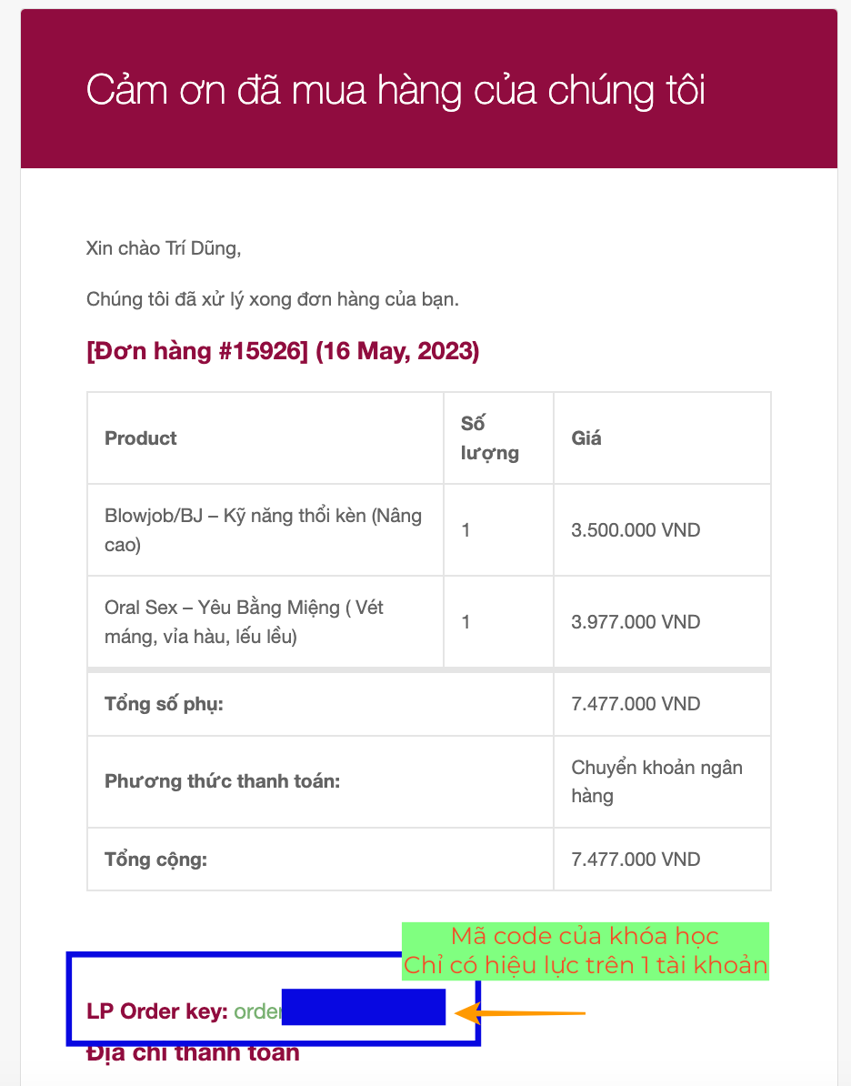 hdmh-buoc-7 email thông báo đơn hàng thành công